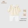 Infant Baby Girl Cotton Long-Sleeve Romper