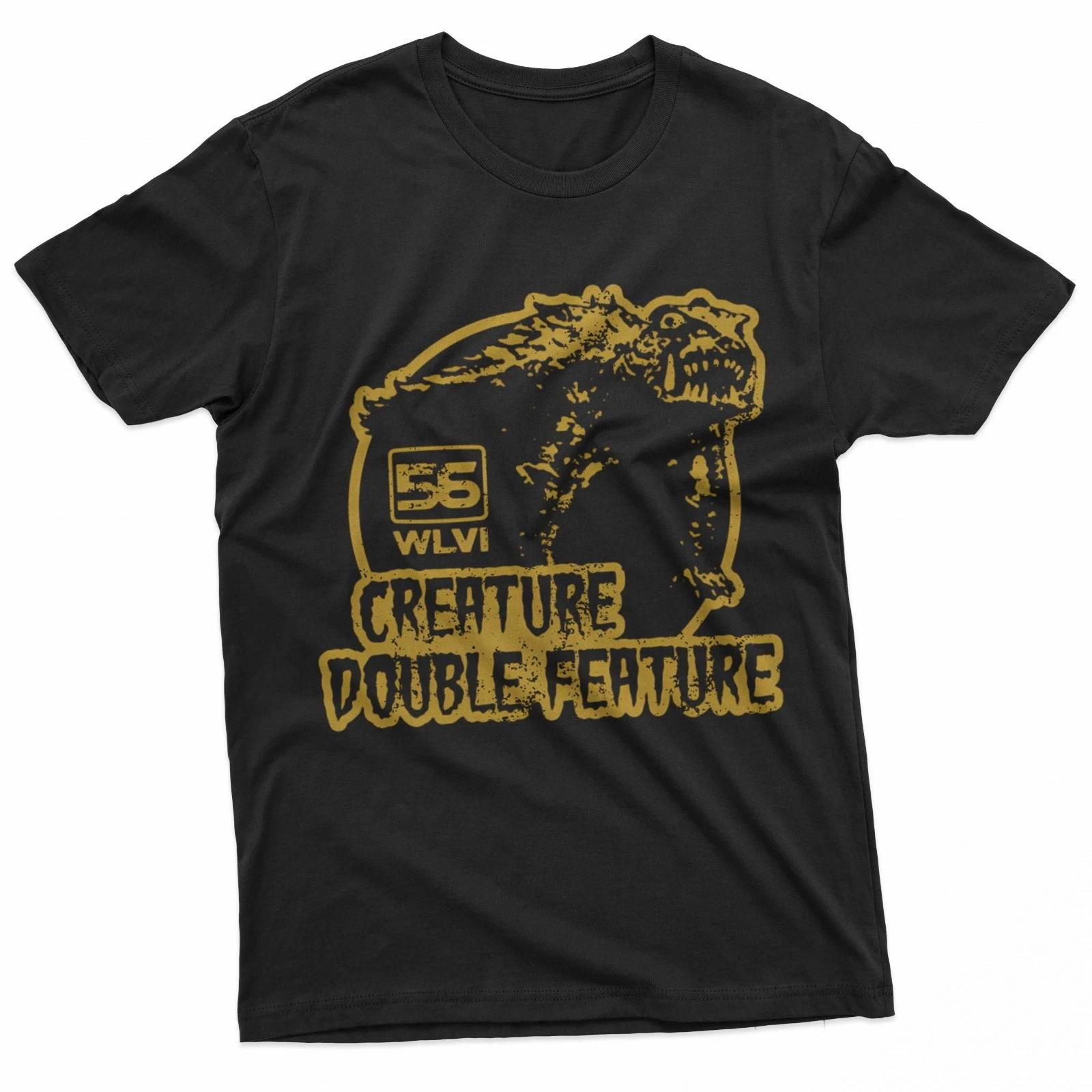 Creature Double Feature 100% Cotton T-shirt Mens Tees Top 2XL