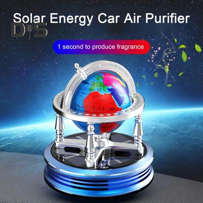 Solar Car Globe Aromatherapy Rotating Perfume Decor Air Purifier Eco Friendly Release Odor Eliminator Safe Fragrance