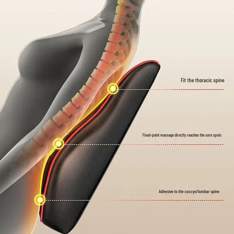 Chigo Smart Back & Waist Massage Cushion with Heat CN Plug (adapter Included)