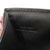 Used 12695 Small Vertical Trifold Wallet 107.55GS97 7942 Calfskin Black Repeat Anagram Pink Women's from Japan AUTHENTIC