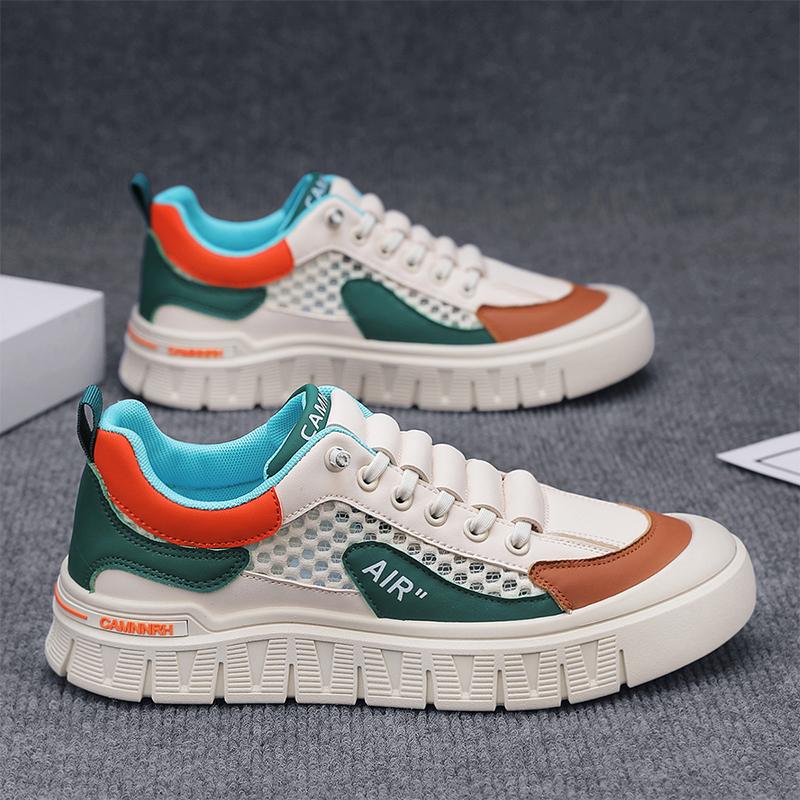 Fashion Summer Men Shoes 2025 New Men Casual Shoes Quality Fashion Breathable Mesh Designer Luxurious Flat Outdoor Man Casual Sneakers