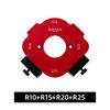 4In1 Woodworking Router Arcs Angle Positioning Template Corner Radius Routers R10-R50 Radius Jig Positioning Tool