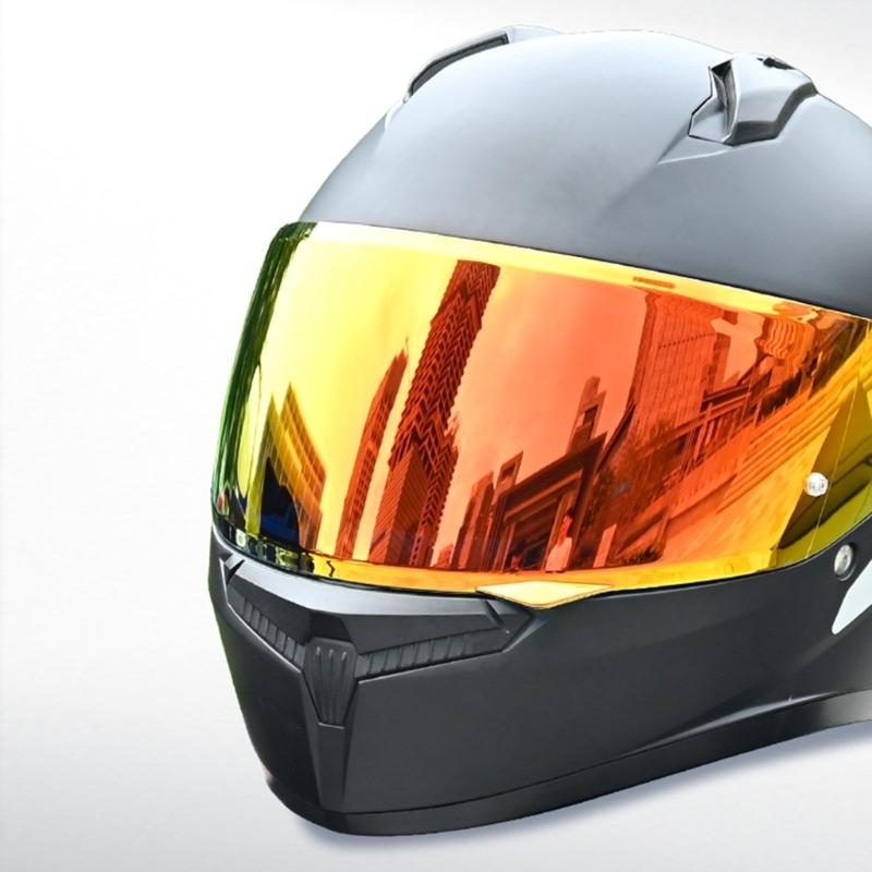 High Performances Motorcycle Visors Wide Angle View Helmets Visors PC Lens for Professional Racings & Trip for HJC C10