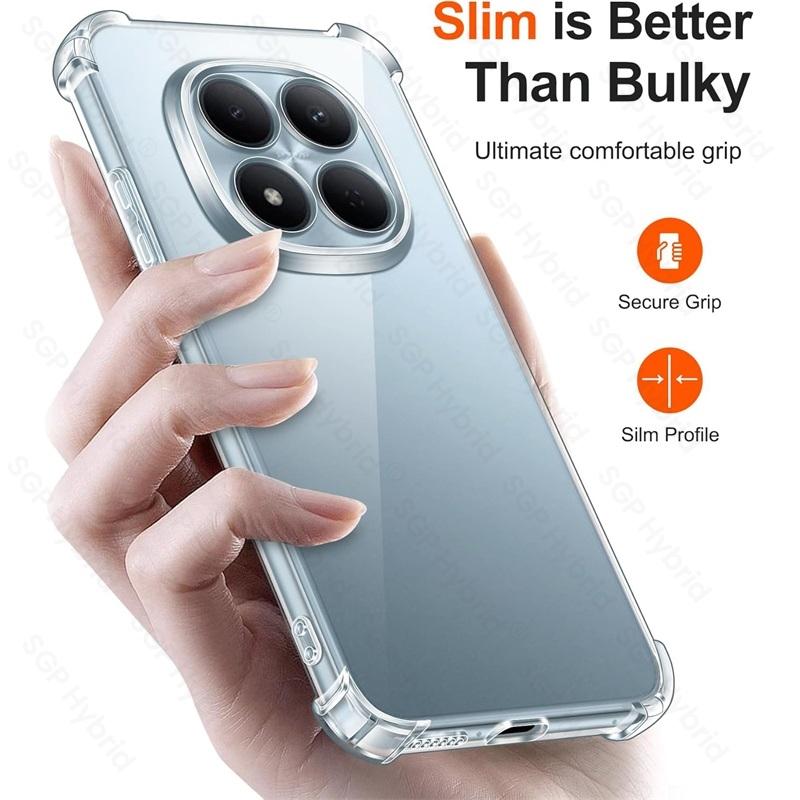 For Redmi Note 15 Pro 5G 4G Case Clear Crystal TPU Soft Cover Redmy Note15Pro Note15 Pro+ Pro Plus Transparent Shockproof Coque