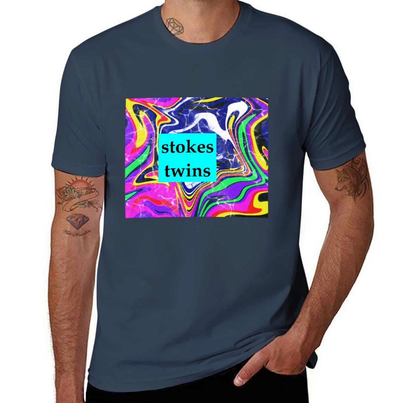 stokes twins TShirt Basic Plain Tee for Spring and Summer S