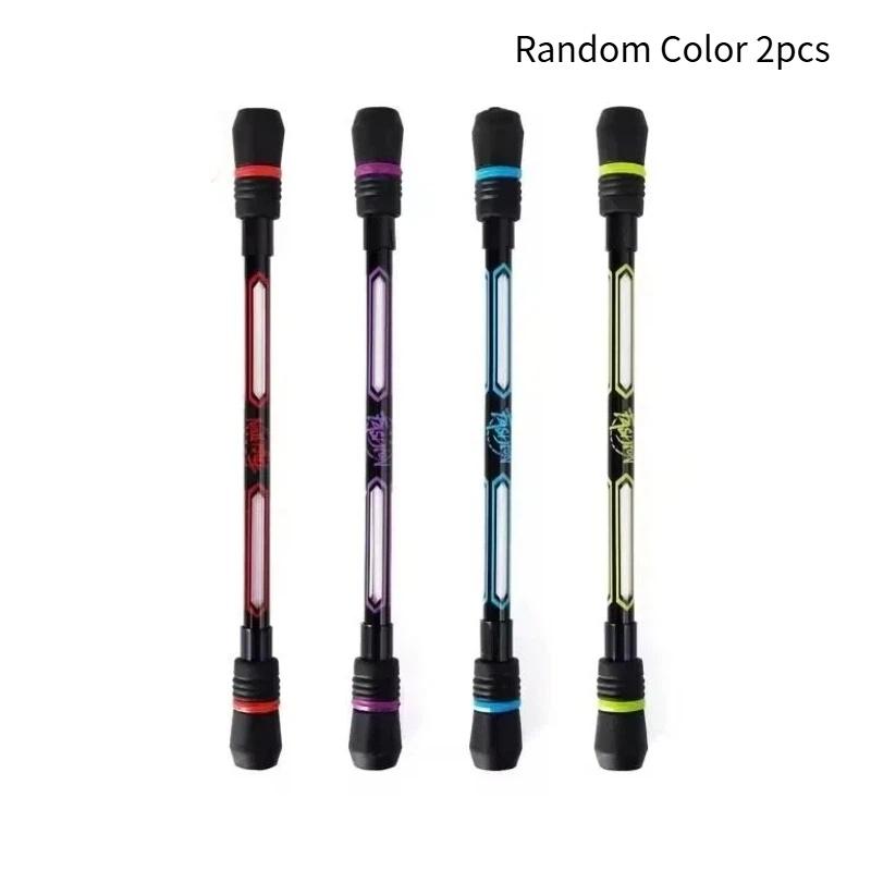 1/2/4 Piezas Adultos Niños Alivio del Estrés Bolígrafos de Gel Giratorios Bolígrafo Giratorio Creativo Juguete Spinner Spinner de Mano Antideslizante Material de Oficina para Estudiantes