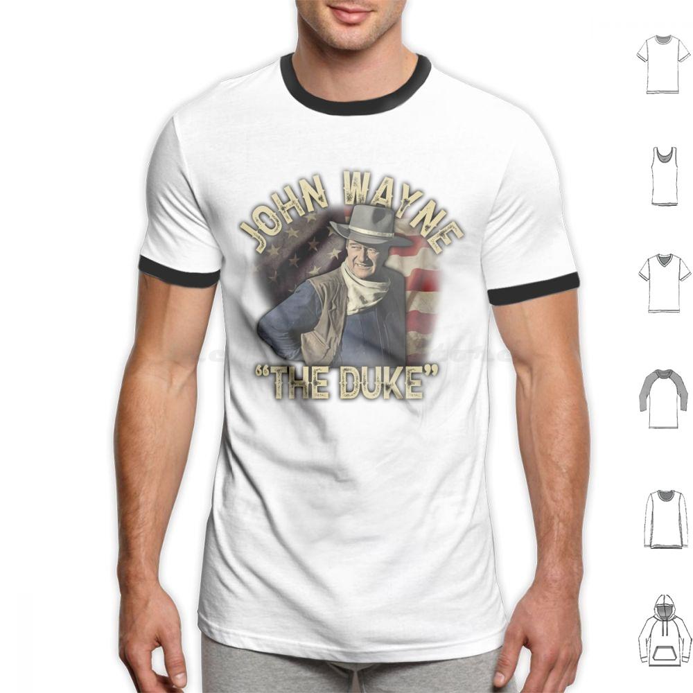 John Wayne The T Shirt Cotton Men Women DIY Print John Wayne Absinthe Joanne Cinema Fotografia Magliette The John Wayne Bravo