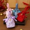 Cloth Wedding Candy Bag Embossed Flowers Engagement Gift Packing Bag  Engagement/Wedding