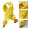 Handcrafts Cartoon Knit Scarf Cute Duck Designs Soft Woolen Scarves Wrap for Kids and Teens Winter Cozy Warm Neck Warmer