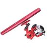 Fishing rod spinning reel set and compact pocket fishing extended Rod Red qb300079a04n0 [Oruldo Tackle] Pen-shaped & "Tetoldo B2" <Lightweight