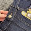 High Quality Y2K Harajuku Jeans Goth Vintage Plum Blossom Embroidery Pattern Wide Leg Pants Denim Fabric American Style Street Wear Unisex
