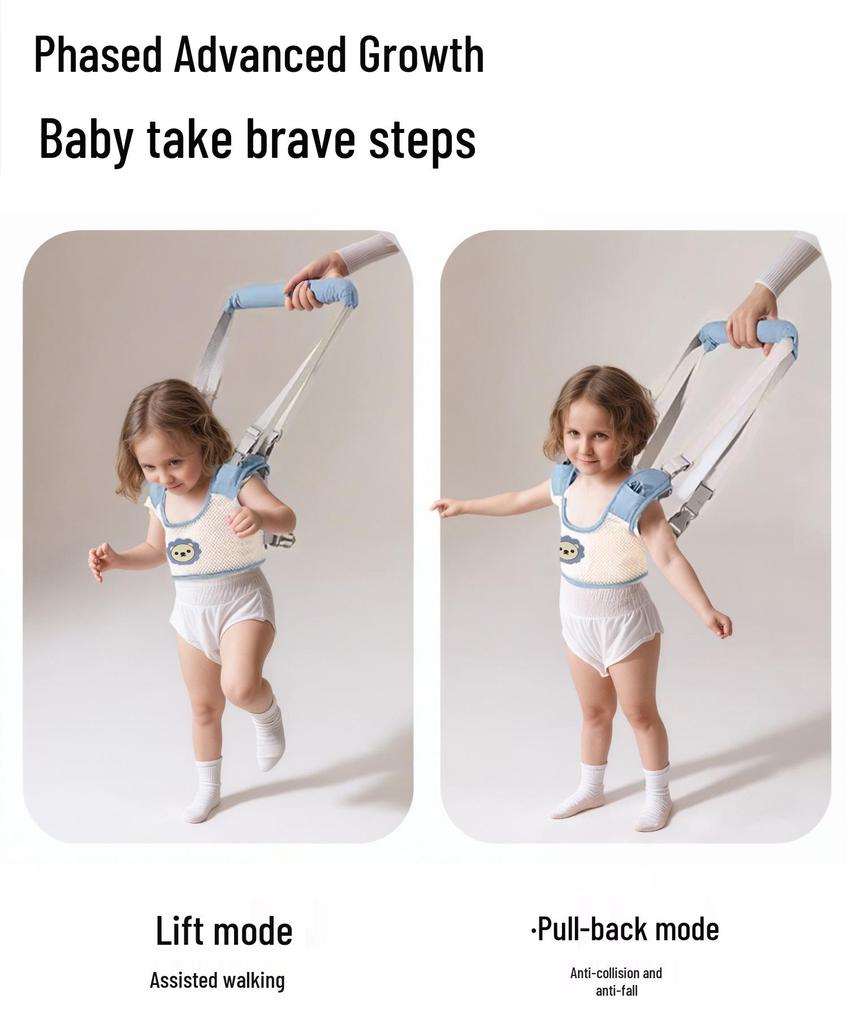 Two-in-One Baby Walker & Toddler Standing Aid with Anti-Fall and Anti-Choke Features