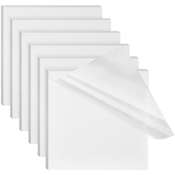 NatureTouch Sticky Notes 6 Packs, 3 x 3 Inches Adhesive Self-Stick Notes in Eye Protection Paper, Multiple Designs of Memo Pads for Reminders, белый
