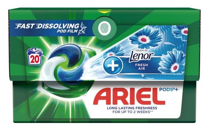 Capsules de lessive Ariel All in One Pods, 20 pièces