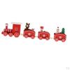 Wooden Train Santa Festival Ornament Decor Christmas Gifts