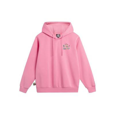 Li Ning X Disney Spolupráca Kreslený Vzor Potlačený Sveter s Dlhým Rukávom Teplý s Kapucňou Voľný Fleece Športová Mikina Unisex mikina AWDU501-2