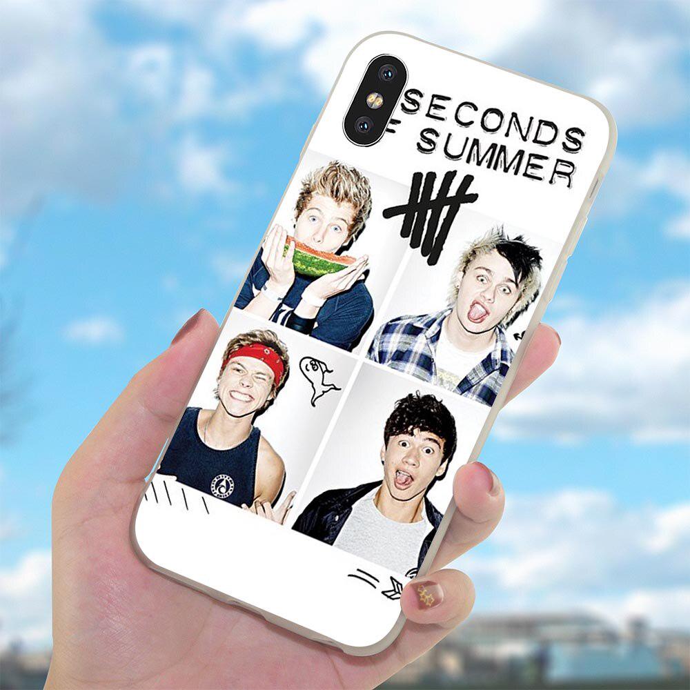 5Sos Band 5 Seconds Of Summer Phone Case For iPhone 12 11 Pro Max Mini Xs Max 8 7 6 6S Plus X 5S Se 2020 Xr Cover
