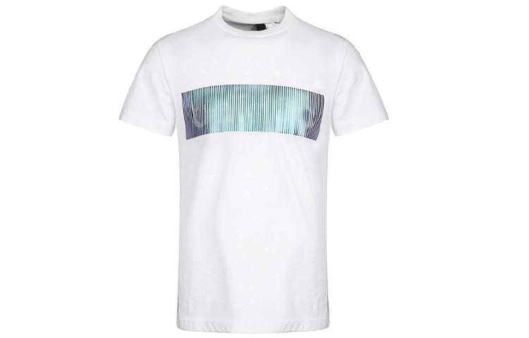 

Adidas T Shirts Men s White Crew Neck Moderate Straight Fit CX4989 XXL