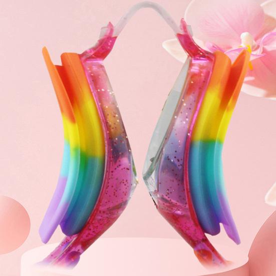 Children's Eyelashes Swimming Goggles Anti-Fog No Leak Swim Goggles Cute Eyeglass for Kids Girls Pool Accessories