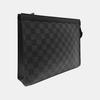 [Pre-Owned] Louis Vuitton Pochette Voyage MM 'Black Damier Graphite Canvas' - Very Good #HGF4N7