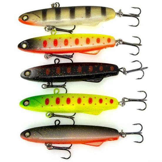 7cm/8cm rybářská návnada s trojháčkem Realisticky vypadající zářivá barva Kompaktní velikost Přenosná slaná bionická návnada Swimbait