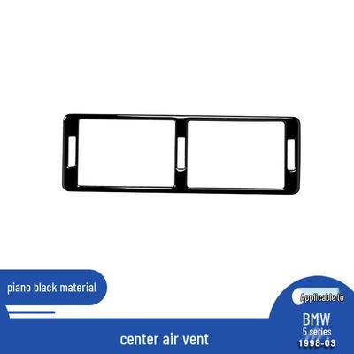 BMW Série 5 E39 (1998-2003) Décalcomanie de garniture intérieure noir piano pour aérateur