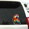 Funny Parrot Car Sticker Vinyl Decal Waterproof Rear Window Motorcycle Camper Bumper Truck Laptop Decoration TM311