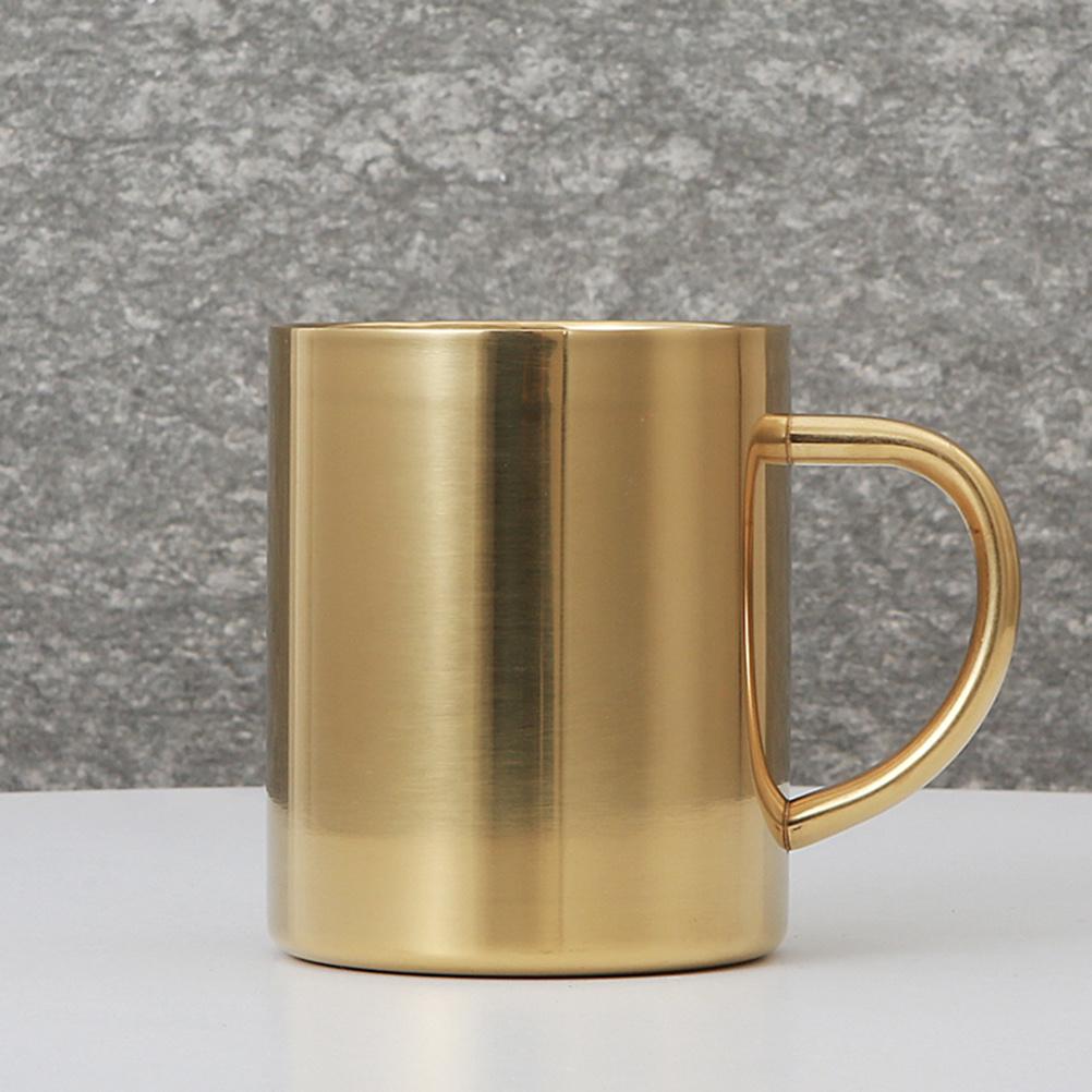 Insulated Stainless Steel Coffee Mug 304 Double Wall Thermal Cup for Home Office Travel Camping Tea Coffee Water Beverage