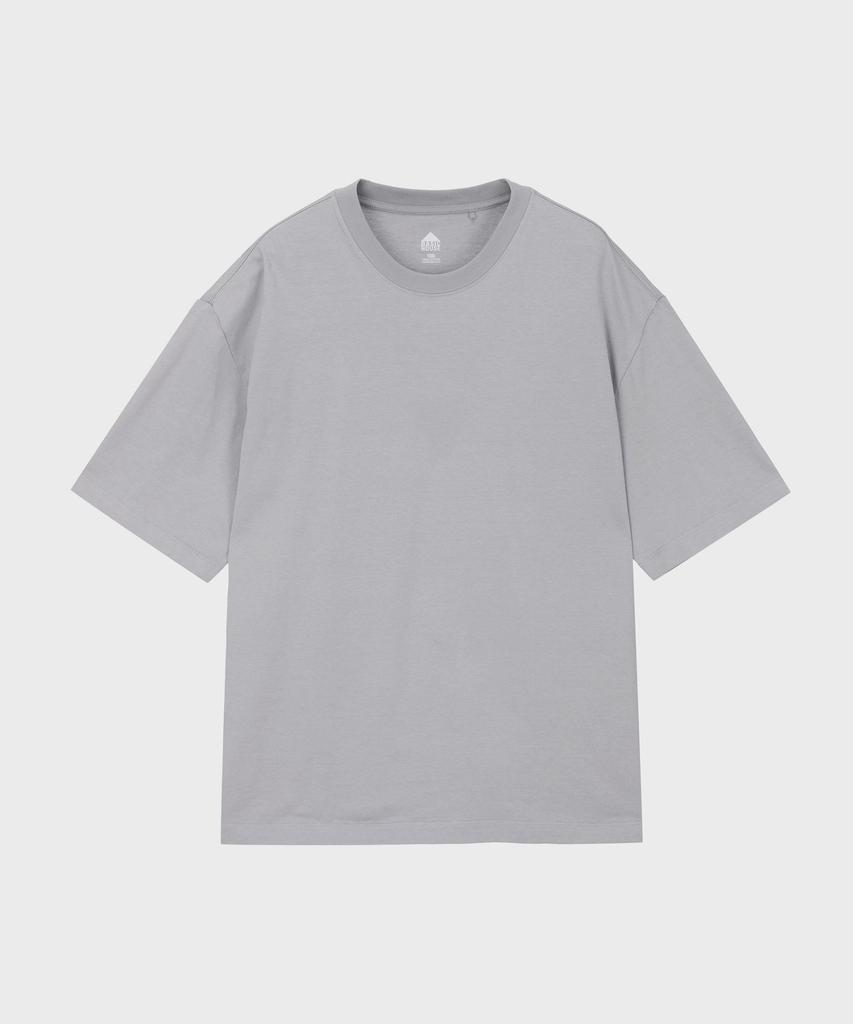 BASIC HOUSE Uni 16-Count Solid Short Sleeve T-Shirt Lxts0103