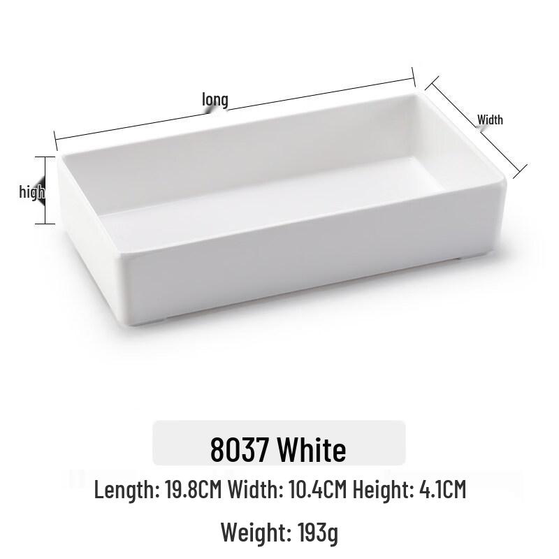 Handon Melamine Rectangular Side Dish Plate