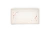 Rectangular Heart Tray, Heat and Cold Resistant, Oven Safe [Official Japanese Product]