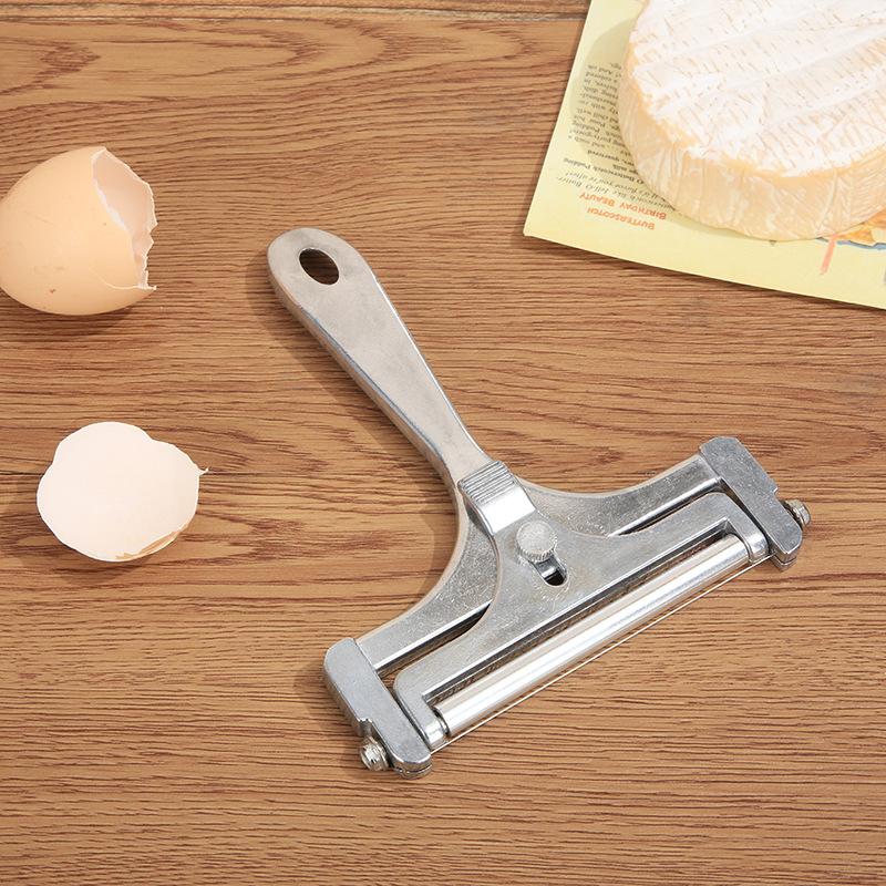 1PCS Stainless Steel Cheese Slicer Adjustable Thickness Butter Cutter Soft and Semi-Hard Kitchen Cooking Tools Cheddar Gadgets Grater