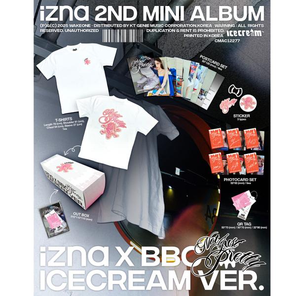 (Limited Edition) (izna X BBC ICECREAM Ver.) izna [Not Just Pretty] 2nd Mini Album