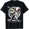 Baseball Astronaut Funny Space Baseball T-Shirt(1)