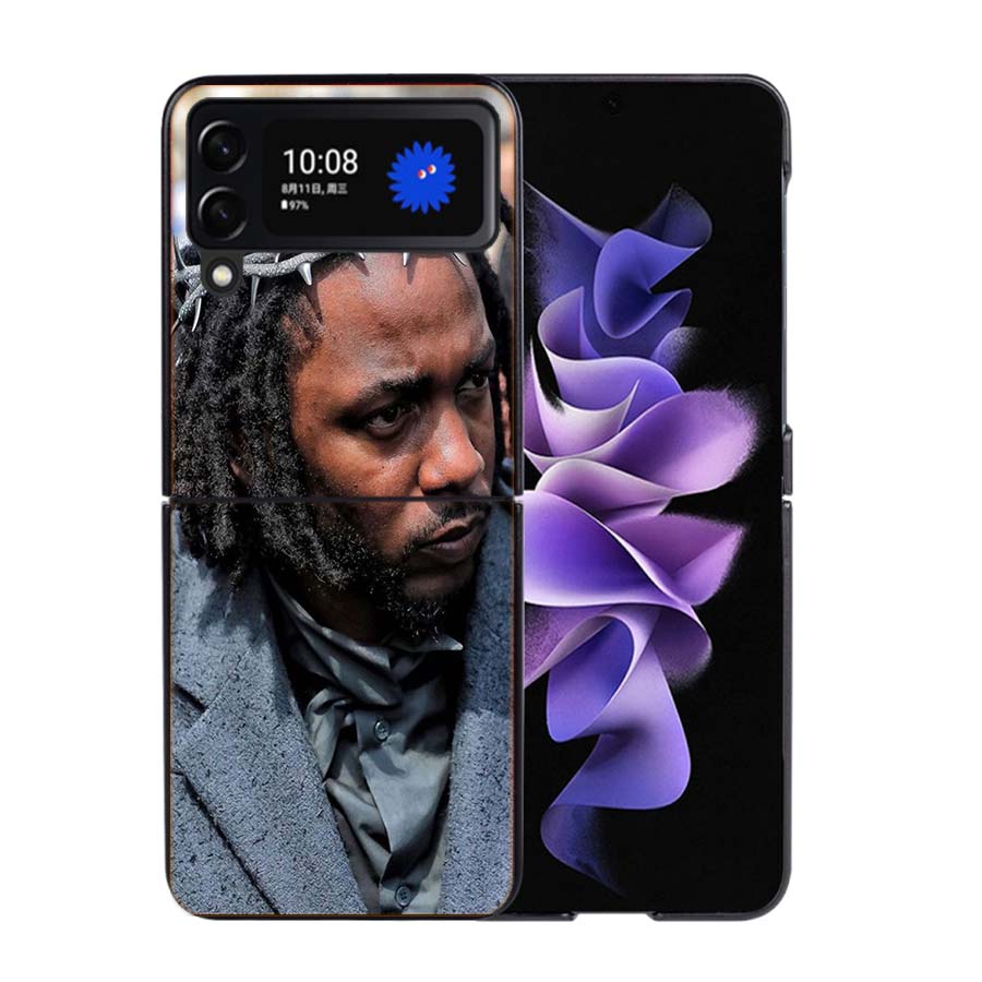 Kendrick Lamar Not Like Us Phone Case For Samsung Z Flip 7 6 5G Galaxy Z Flip4 Z Flip5 Z Flip3 Coque Black Hard PC Shell Protect Samsung Z Flip 7 5G