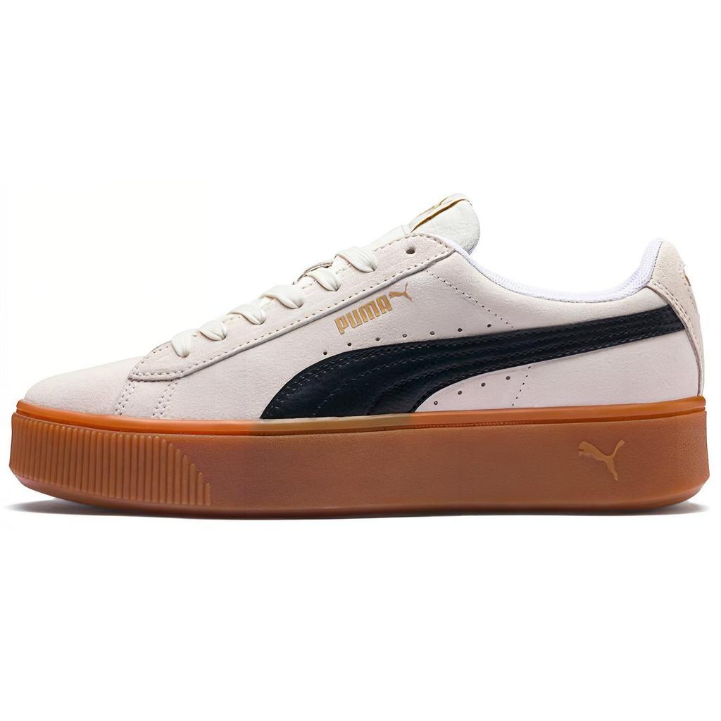 Puma Vikky Stacked Retro Casual Skateboarding Shoes White Women's 369144-04
