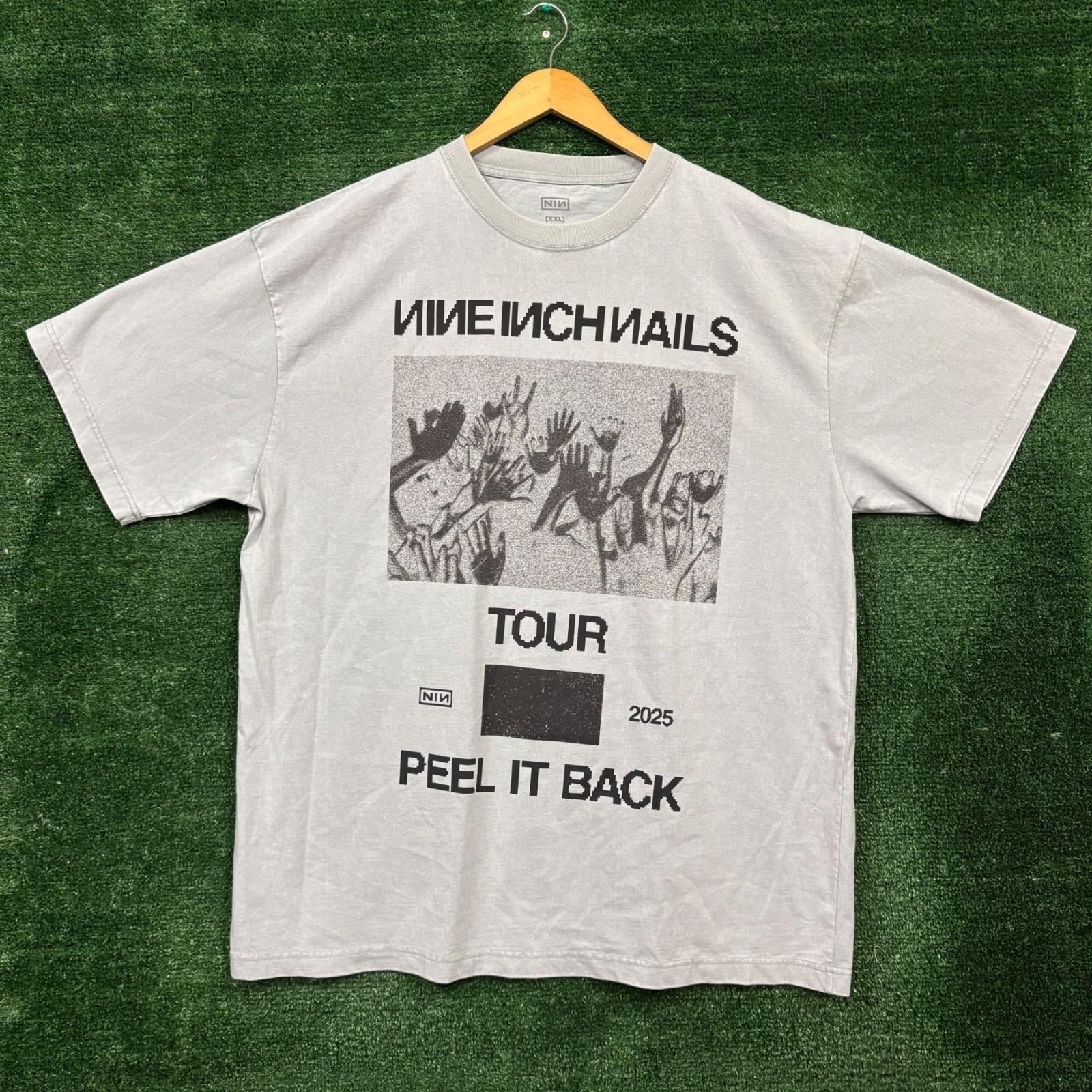 Nine Inch Nails Peel It Back Tour Rock Band T-Shirt Size XXL XL