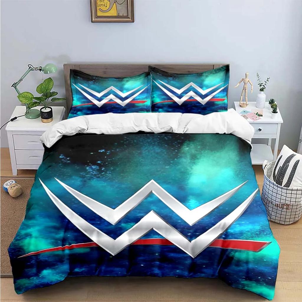 Moda Zapasy Sporty W-Wwe Drukowane 3D Zestawy Pościeli Zestaw Artykułów do Łóżka Poszwa na Kołdrę Zestaw Kołdry Zestaw Pościeli Luksusowe Prezenty