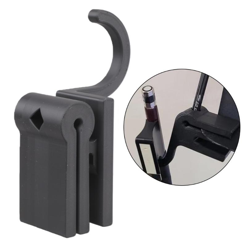 Portable Violin Bows Hook Organizer with Pen Clip Bows Storage Rack for Folding Music Stand Easy to Install
