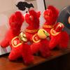 Red Lucky Horse Plush Toy New Year Mascot Horse Plush Toys Chinatown Boutique Horse Year Decor Festival Gift