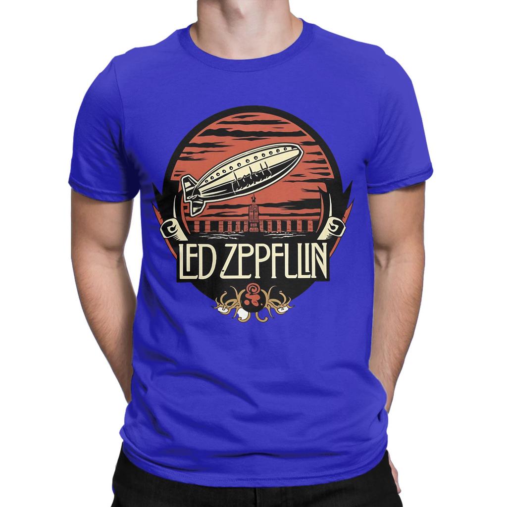 Vintage Graphic 100 Cotton Tshirt Led Band Zzeppelins Tees Tops For Unisex