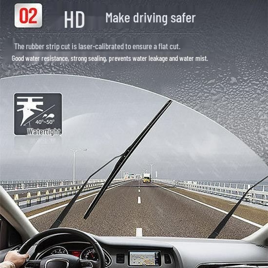 Premium Frameless Wiper Blades for Geely Vision S1 Front Windshield (All Models)