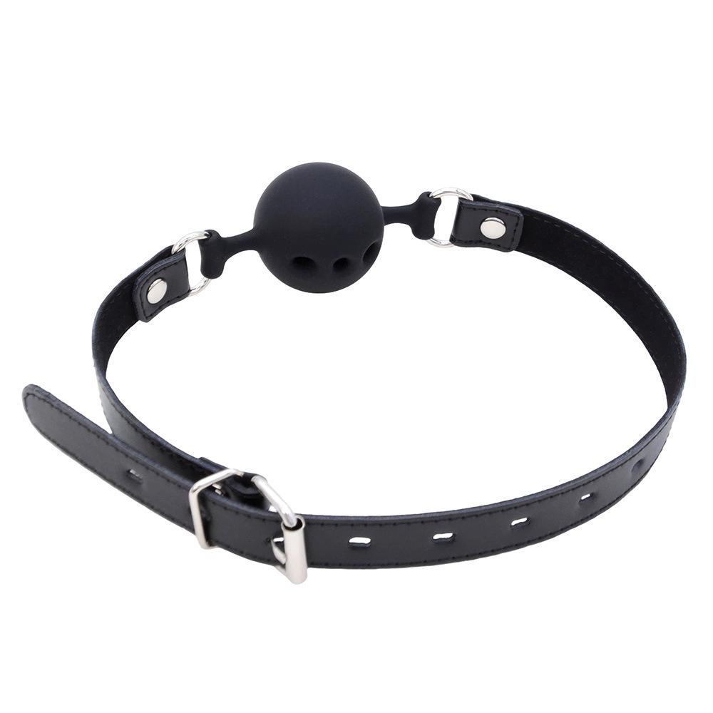 Silicone Ball Gag Restraint for Couples: Bondage & Training Tool