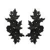 Classical Three-Dimensional Beads, Drills, Solid Color Pair Of Flowers, Embroidery Lace Fabric, Performance Clothes, Dresses, Decorative Accessories