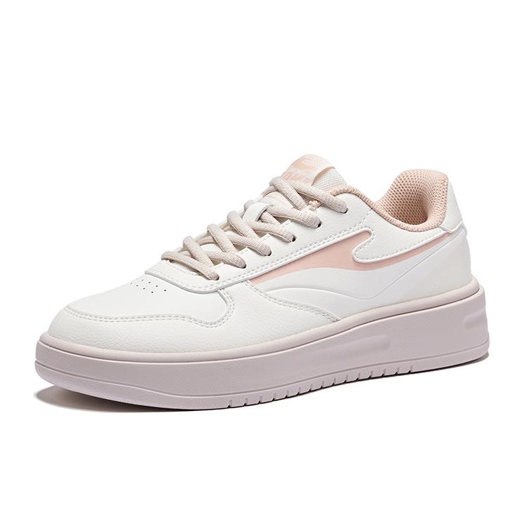 Hongxing Erke Tianquan Classic Versatile Non-Slip Wear-Resistant Low-Top Skate Shoes Women sneakers Microcrystalline-White Sugar-Color 52125201461-006