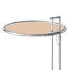 C Shaped Transparent Glass Lift Coffee Table Stainless Steel Simple Household Sofa Table Side Table