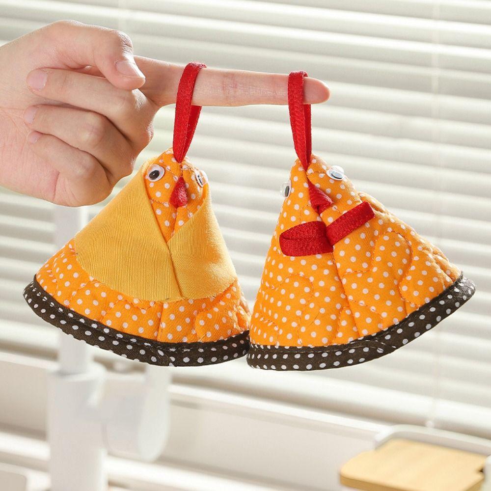 Chicken-shaped Heat Insulation Glove Cotton Anti-Scalding Pot Hat  Enamel Pot