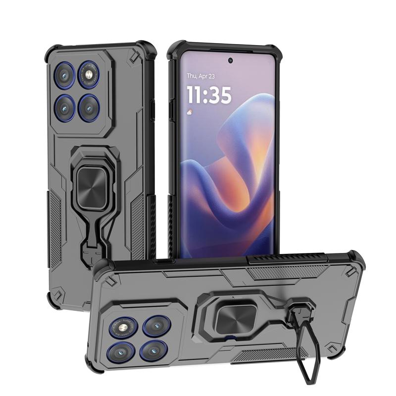 Etui dla Motorola Moto Edge 60 Pro 5G Magnetyczny Uchwyt Pierścień Pancerne Wstrząsoodporne Etui dla Moto Edge60 Pro Ochrona Obiektywu Pokrowiec