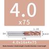 55 Degree Tungsten Steel Milling Cutter 4-blade Extended Carbide End Mill 200 Length And 150 Length CNC Hardware Tool